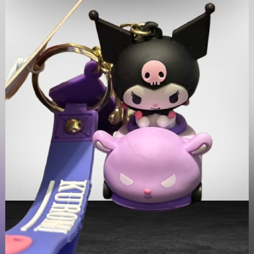 Hello Kitty Kuromi Keychain